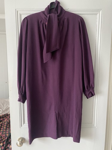 Ladies vintage wool dress - ladies,