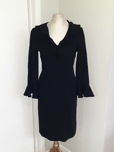 Designer jean muir black crepe - designer,