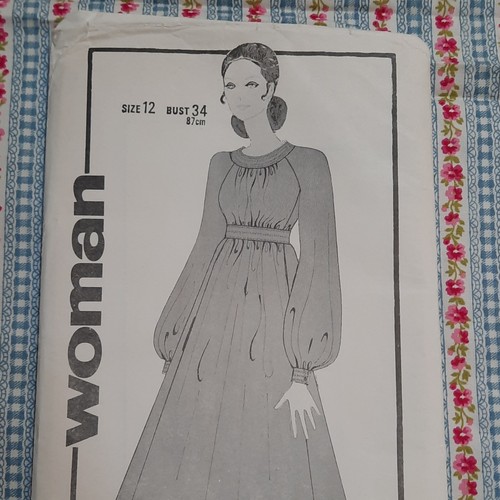 Woman dress sewing - woman, pattern